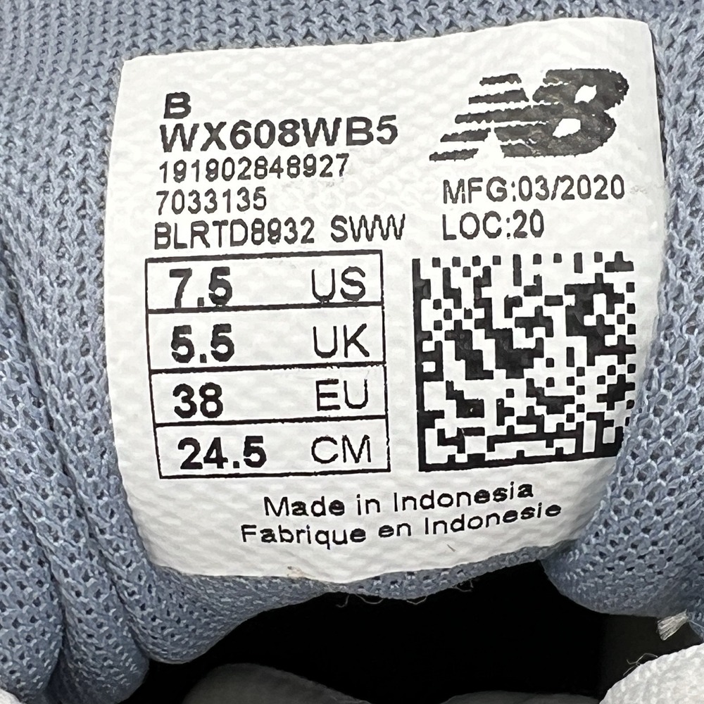 New Balance 608 V5 Womens Size 7.5 White Athletic Leather Walking Shoes Sneaker - Picture 15 of 15